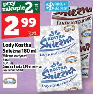 Lody Kostka Śnieżna