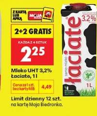 Mleko UHT 3.2% Łaciate