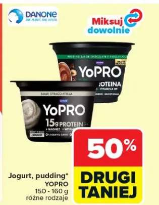 Jogurt, pudding Proteina