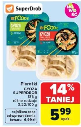 Pierożki gyoza Superdrob różne rodzaje