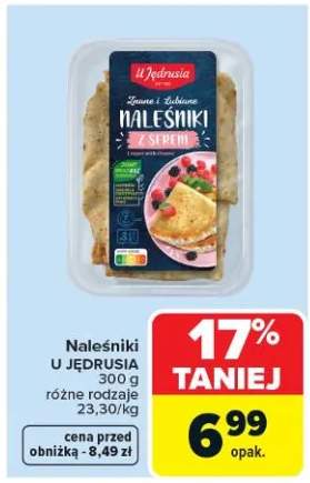 Naleśniki U Jędrusia różne rodzaje