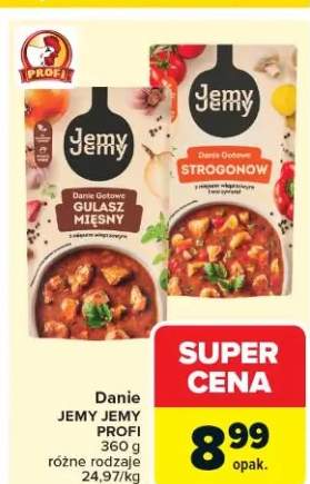 Danie Jemy Jemy Profi gulasz mięsny różne rodzaje