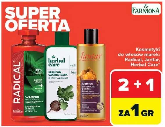 Kosmetyki do włosów szampon czarna rzepa