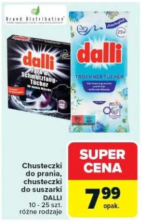 Chusteczki do prania, chusteczki do suszarki