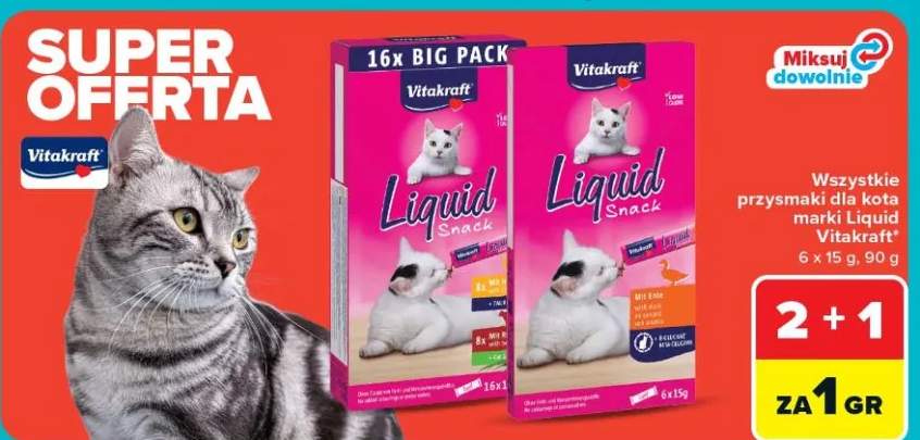 Przysmaki dla kota marki Liquid Vitakraft