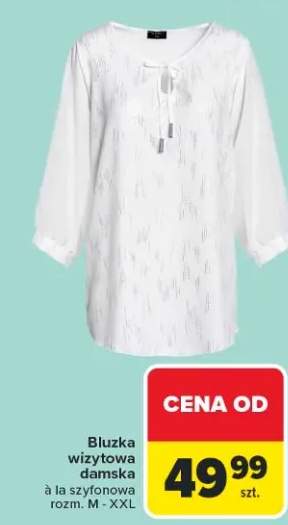 Bluzka wizytowa damska à la szyfonowa