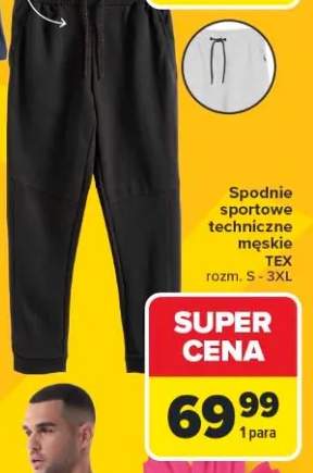 Spodnie sportowe techniczne męskie