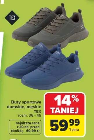 Buty sportowe damskie, męskie