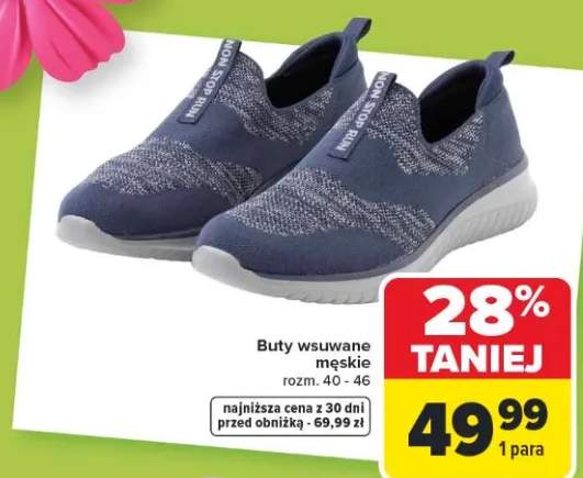 Buty wsuwane męskie