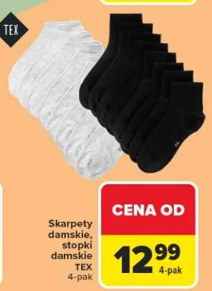 Skarpety damskie, męskie stopki 4-pak