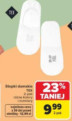 Stopki damskie różne kolory i rozmiary 2-pak