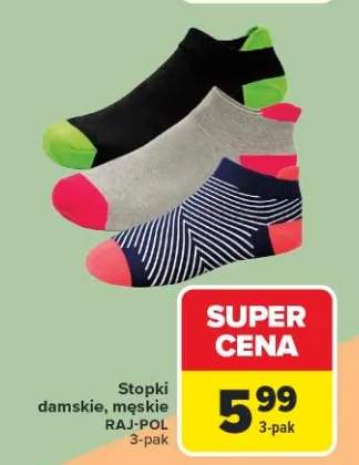 Stopki damskie, męskie 3-pak