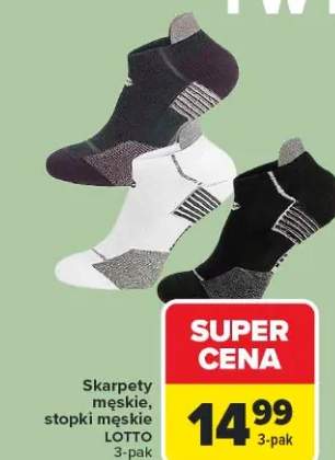 Skarpety męskie, stopki męskie 3-pak