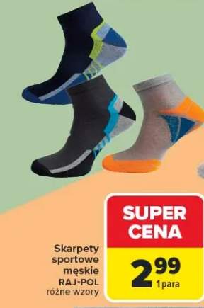 Skarpety sportowe męskie różne wzory 1 para