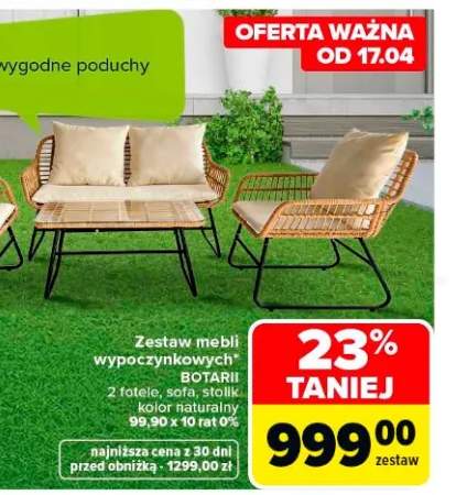 Zestaw mebli wypoczynkowych Botarii