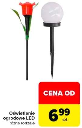 Oświetlenie ogrodowe LED różne rodzaje