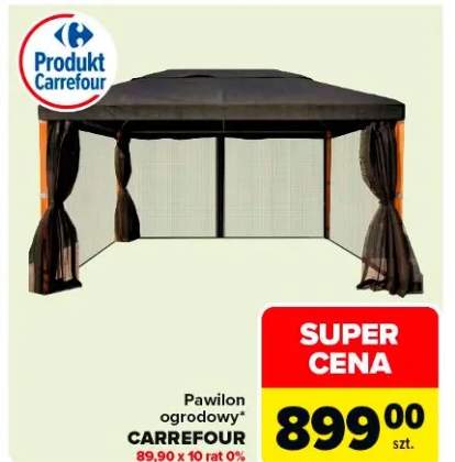 Pawilon ogrodowy Carrefour
