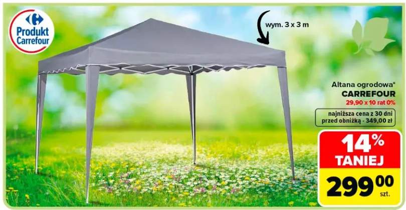 Altana ogrodowa Carrefour