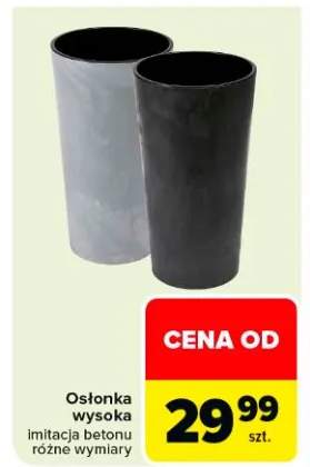 Osłonka wysoka imitacja betonu różne wymiary