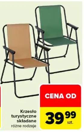 Krzesło turystyczne składane