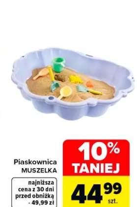 Piaskownica muszelka
