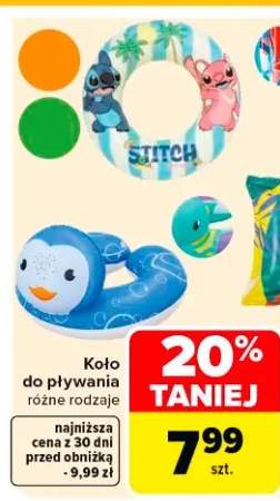 Koło do pływania różne rodzaje