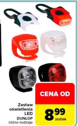 Zestaw oświetlenia LED Dunlop różne rodzaje