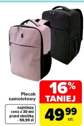Plecak samolotowy