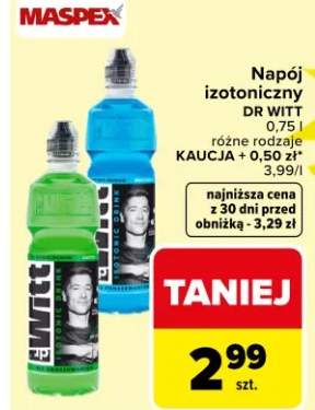 Napój izotoniczny różne rodzaje