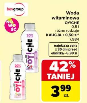 Woda witaminowa różne rodzaje