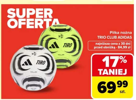 Piłka nożna TRIO CLUB ADIDAS