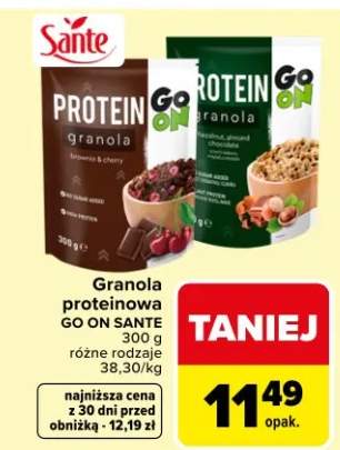 Granola proteinowa różne rodzaje