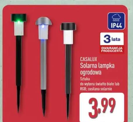 Solarna lampka ogrodowa