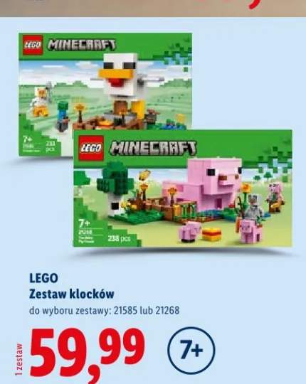 Zestaw klocków do wyboru zestawy: 21585 lub 21268