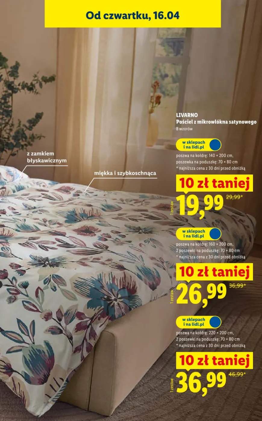 Pościel z mikrowłókna satynowego 140x200cm + 70x80cm