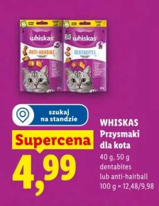 Przysmaki dla kota dentabites lub anti-hairball