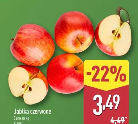 Jabłka czerwone