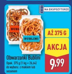 Obwarzanki Bublini do wyboru: z makiem lub sezamem