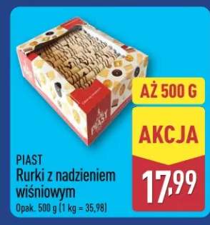 Rurki z nadzieniem wiśniowym