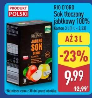 Sok tłoczony jabłkowy 100%