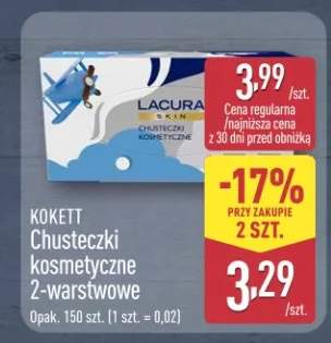 Chusteczki kosmetyczne 2-warstwowe