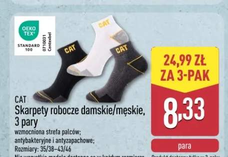 Skarpety robocze damskie/męskie, 3 pary