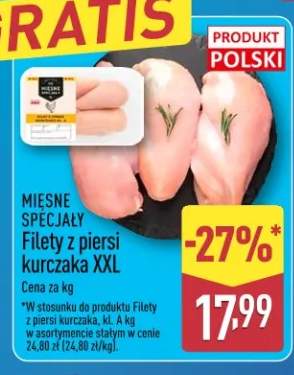 Filety z piersi kurczaka XXL