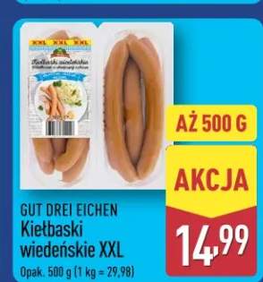 Kiełbaski wiedeńskie XXL