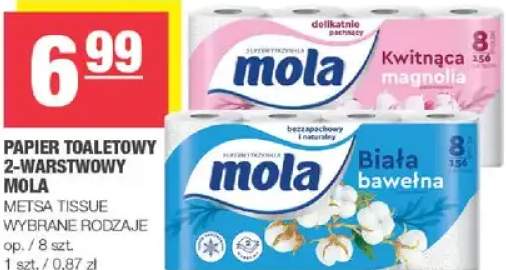 Papier toaletowy 2-warstwowy Mola