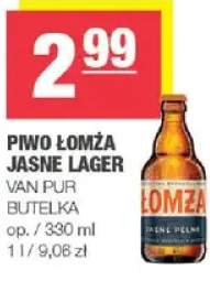Piwo Łomża Jasne Lager butelka
