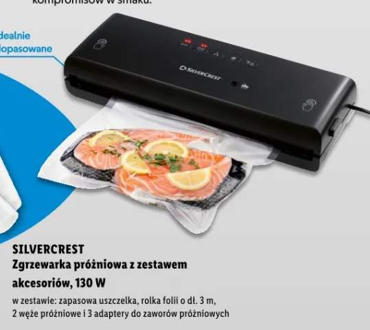 Zgrzewarka próżniowa z zestawem akcesoriów, 130 W