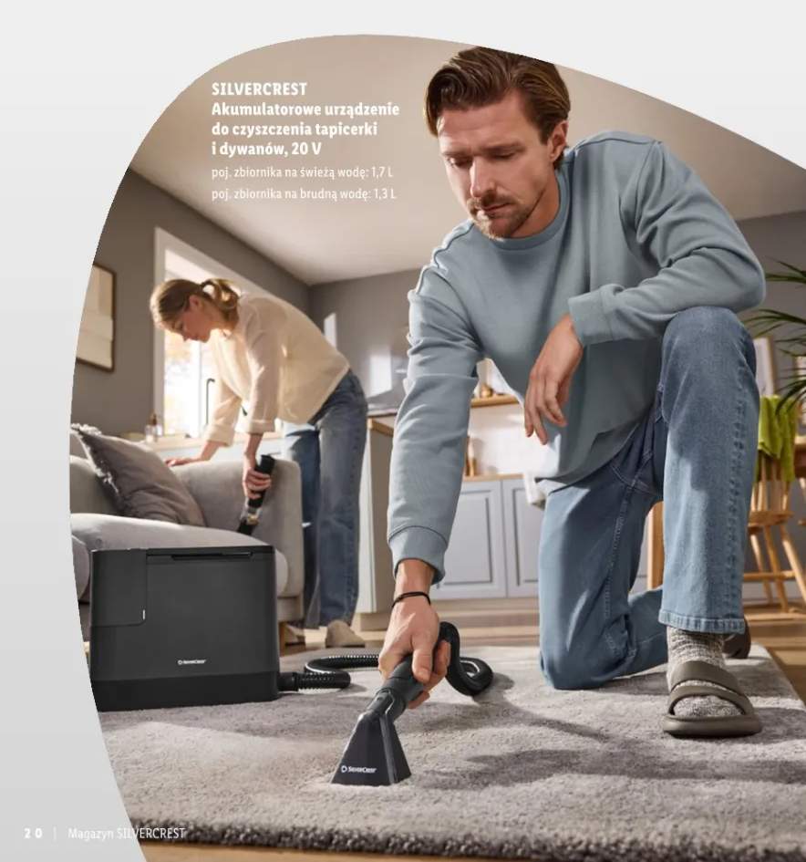 Akumulatorowe urządzenie do czyszczenia 20 V