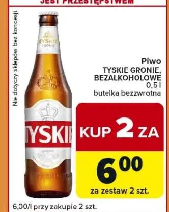 Piwo bezalkoholowe butelka bezwrotna