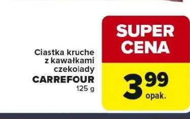 Ciastka kruche z kawałkami czekolady